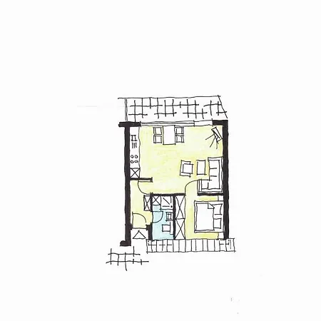 Daire Appartementhaus Koenigshoehe Koenigshoehe Strandkorb Grömitz